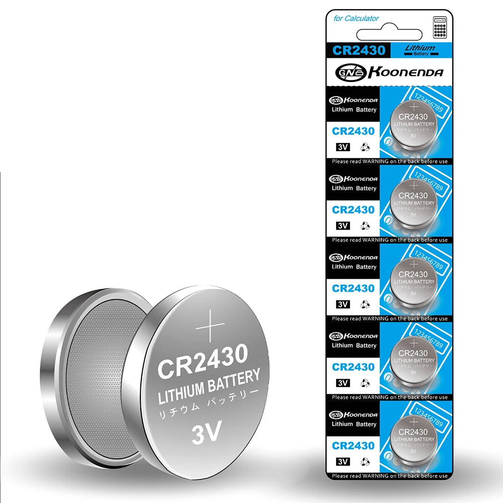 Koonenda CR2430 Lithium Button Battery Blister - 1Pcs