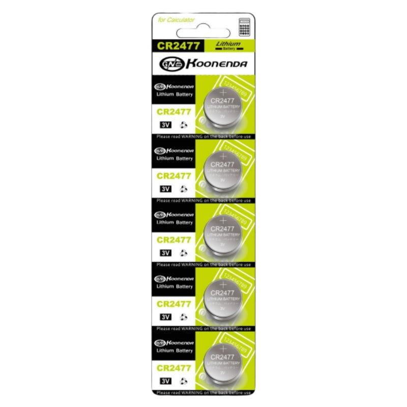 Koonenda CR2477 Lithium Button Battery Blister - 1Pcs