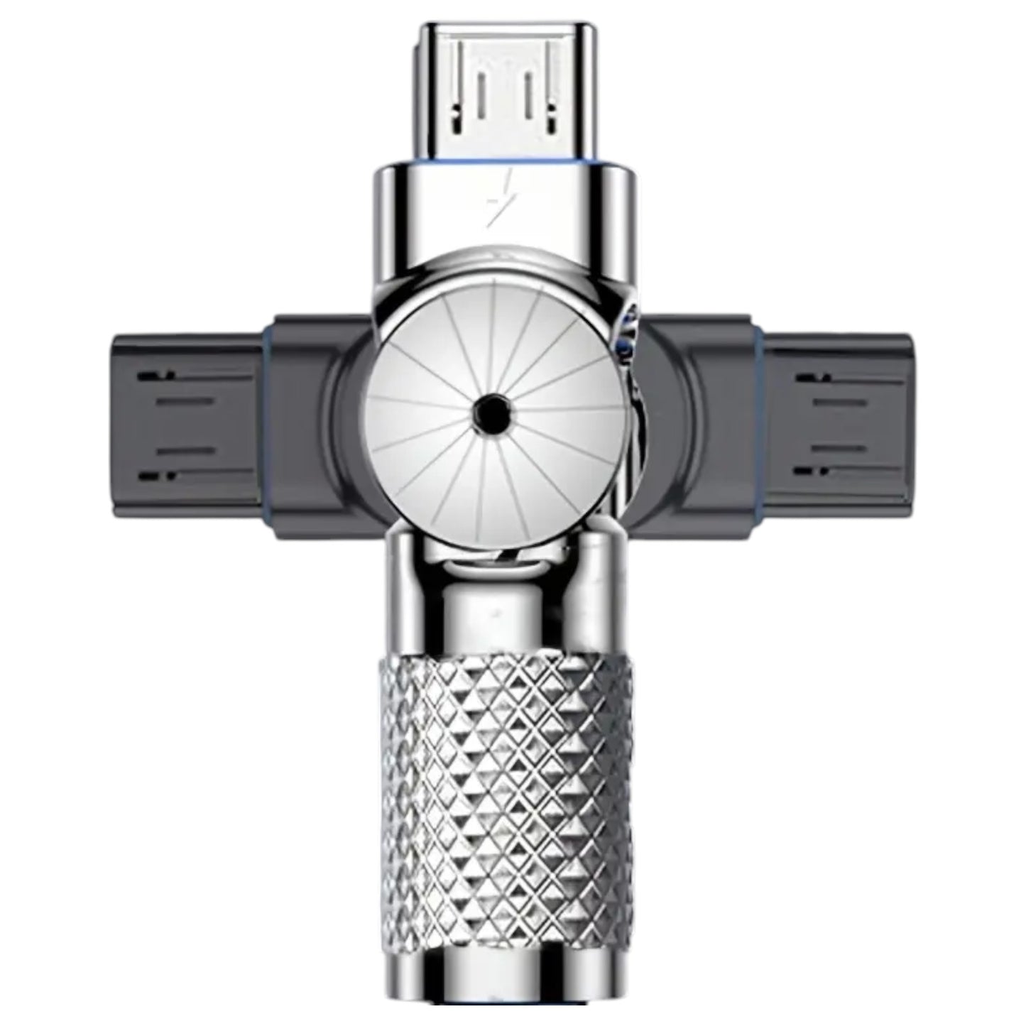 Câble USB-A/USB-C coudé rotatif à 180° 1 m