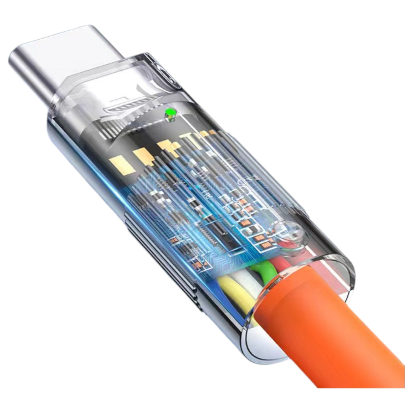 120W USB-C to USB-C Cable – Durable Liquid Silicone Build