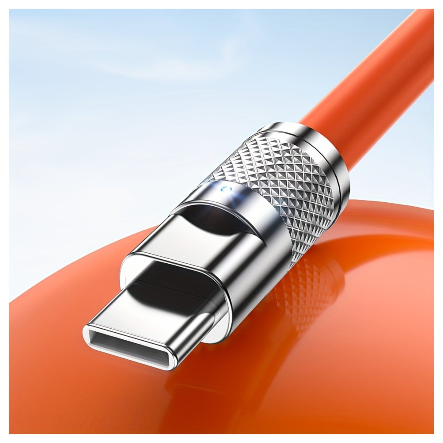 120W USB-C to USB-C Cable – Durable Liquid Silicone Build