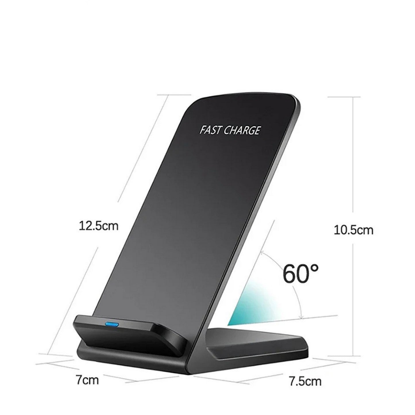 WDTC-Stand 10W Wireless Charger – Sleek Fast Charging Pad