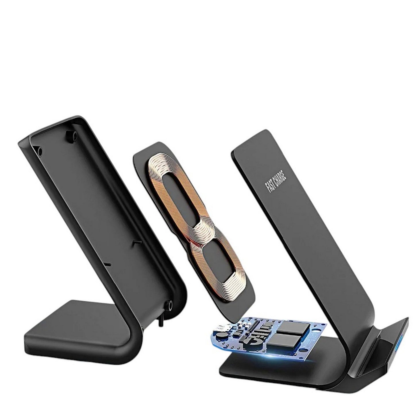 WDTC-Stand 10W Wireless Charger – Sleek Fast Charging Pad