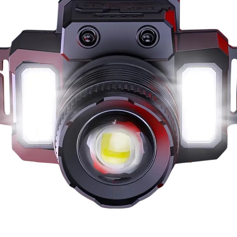 DTecH HL-003 – Super Bright 6-Mode Sensor Headlamp with Zoom & Powerbank