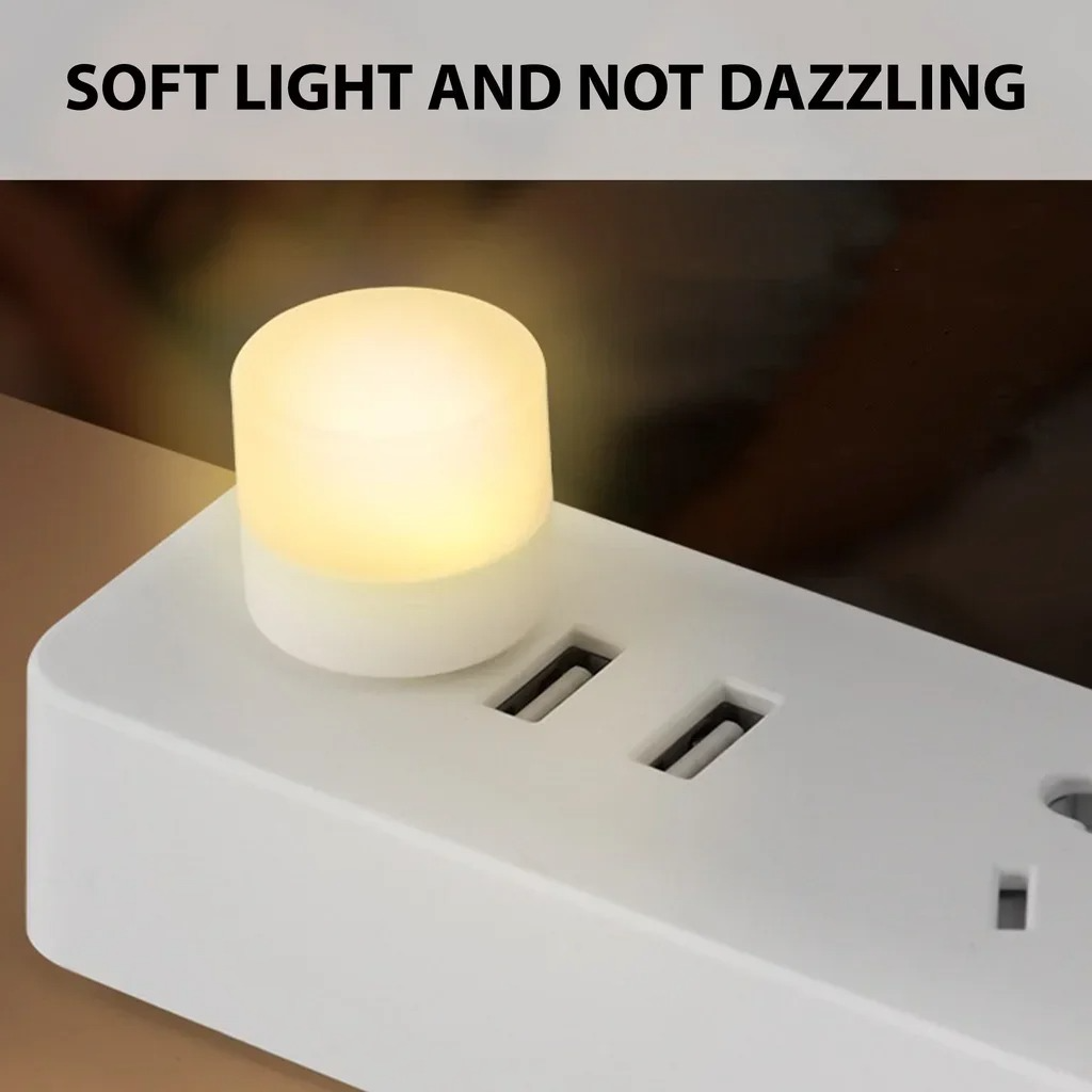 Mini LED USB Round Night Light