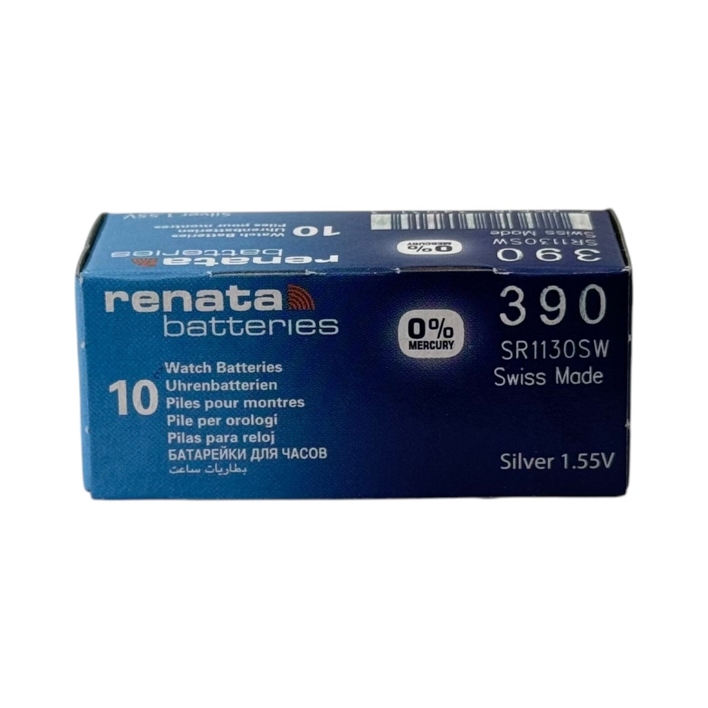 Renata 390 Silver Oxide Button Battery - 1Pcs