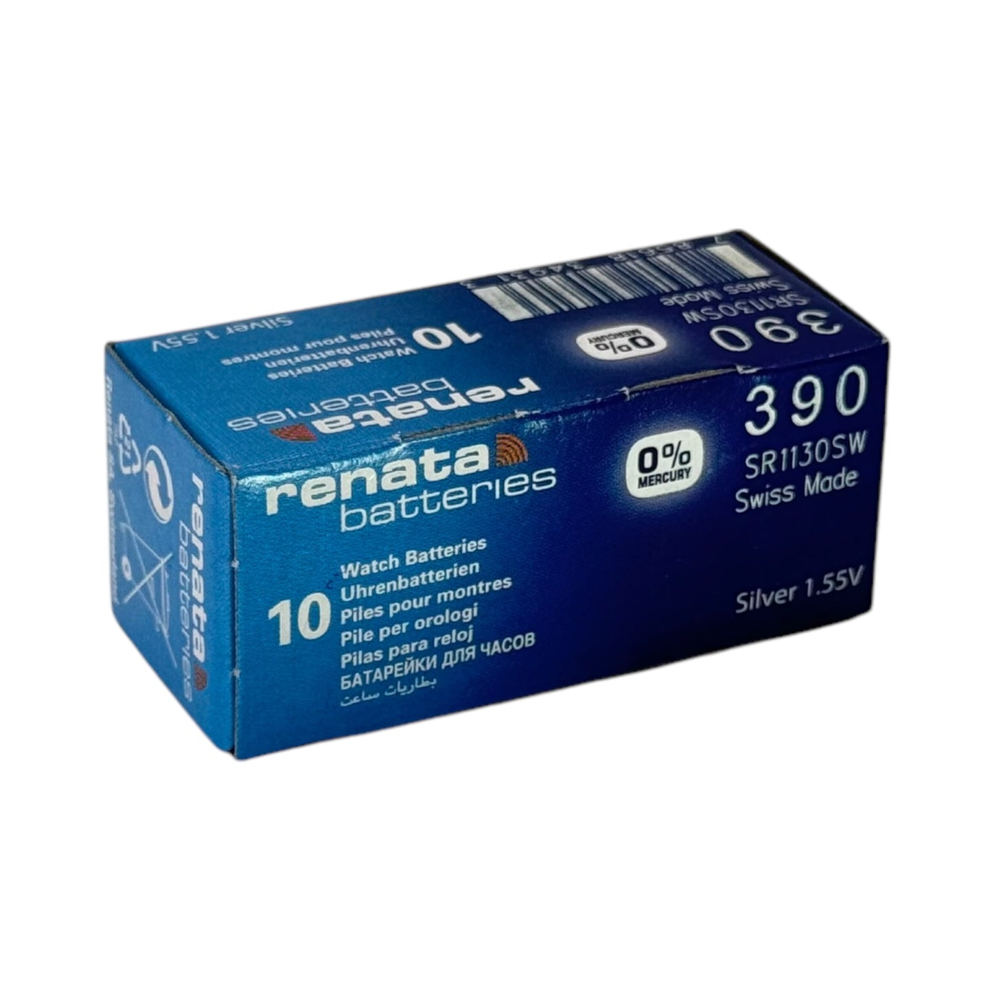 Renata 390 Silver Oxide Button Battery - 1Pcs