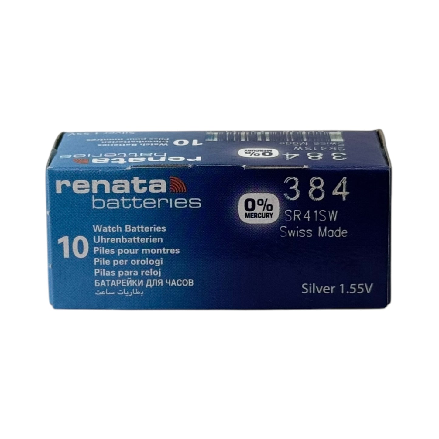 Renata 384 Silver Oxide Button Battery - 1Pcs