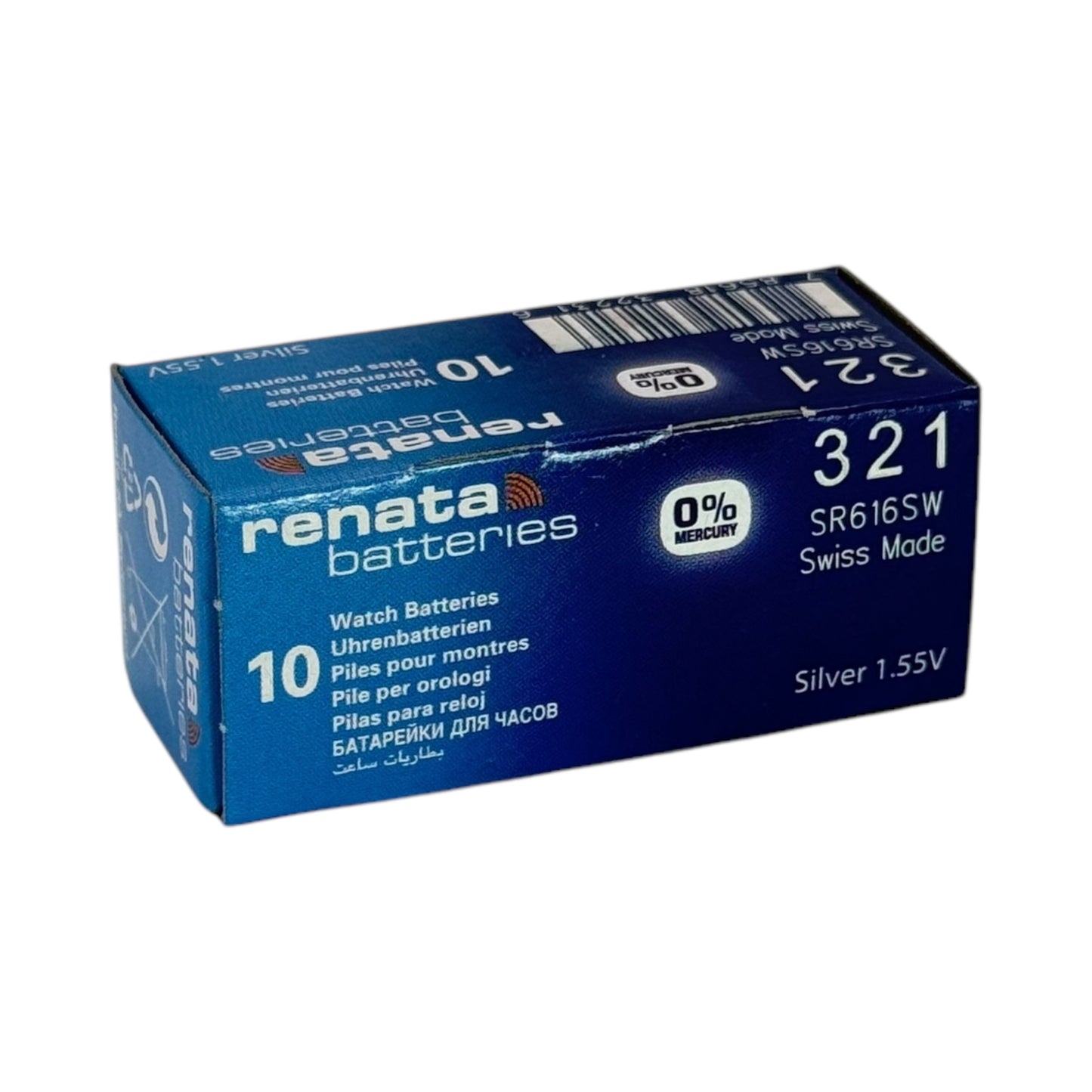 Renata 321 Silver Oxide Button Battery - 1Pcs