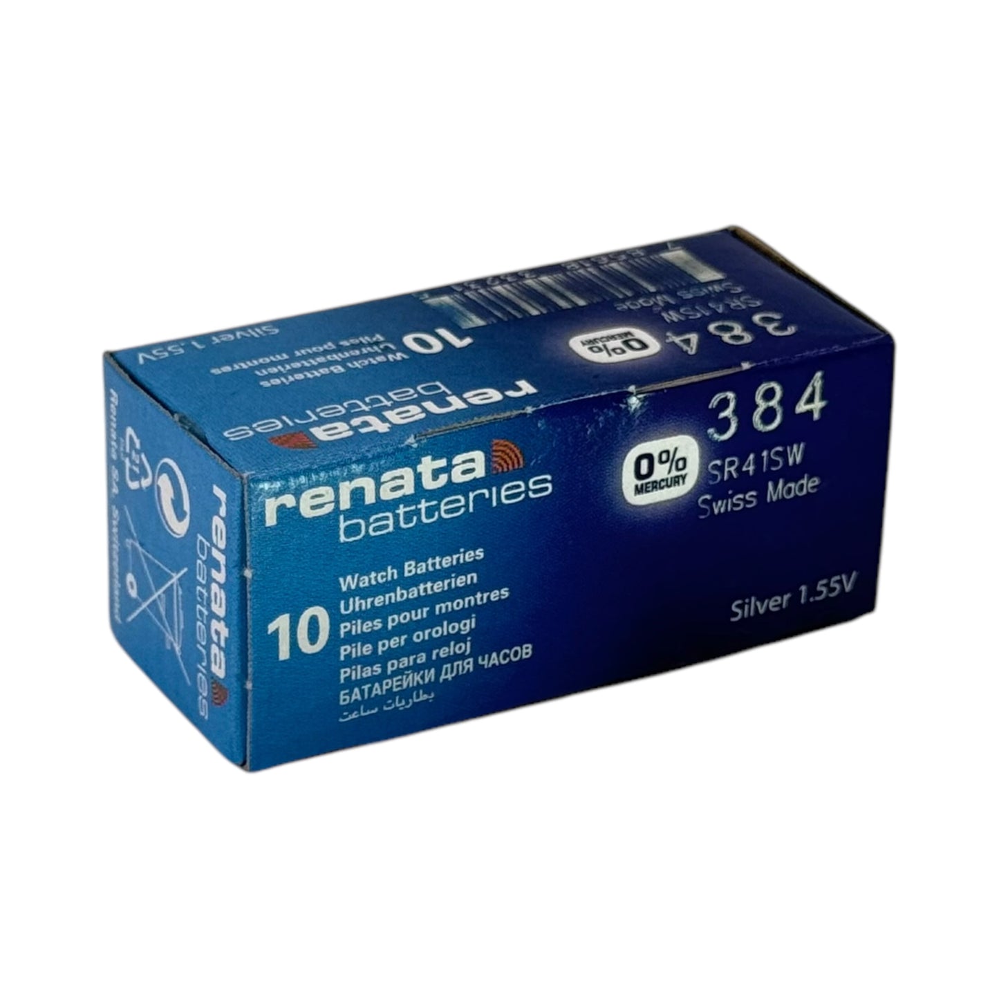 Renata 384 Silver Oxide Button Battery - 1Pcs