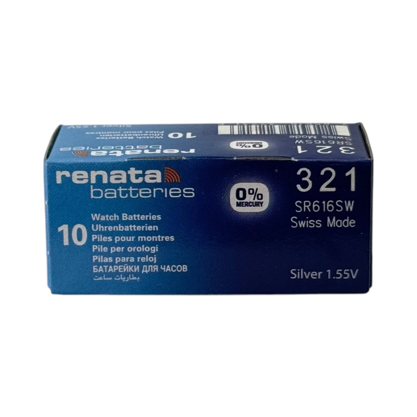 Renata 321 Silver Oxide Button Battery - 1Pcs