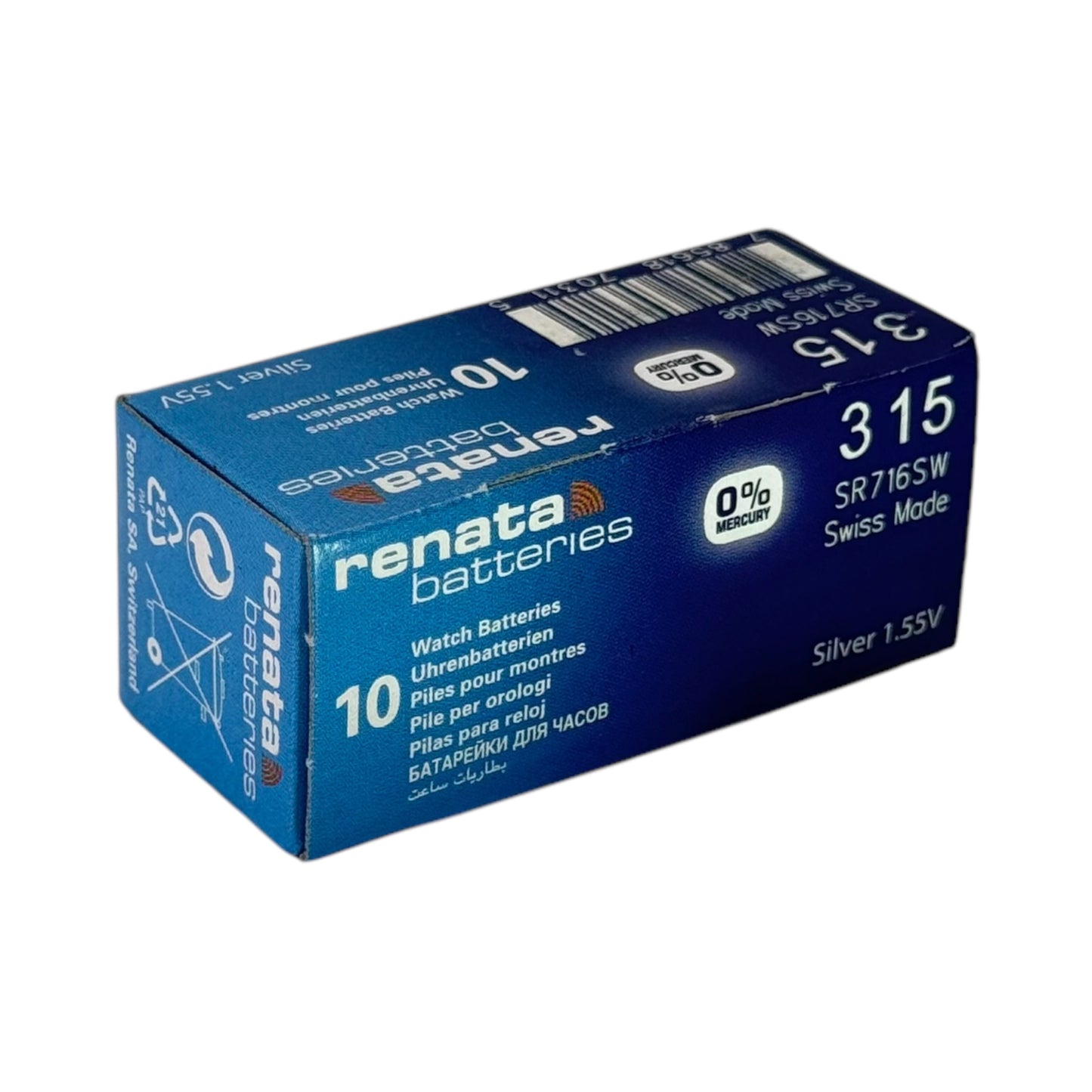 Renata 315 Silver Oxide Button Battery - 1Pcs