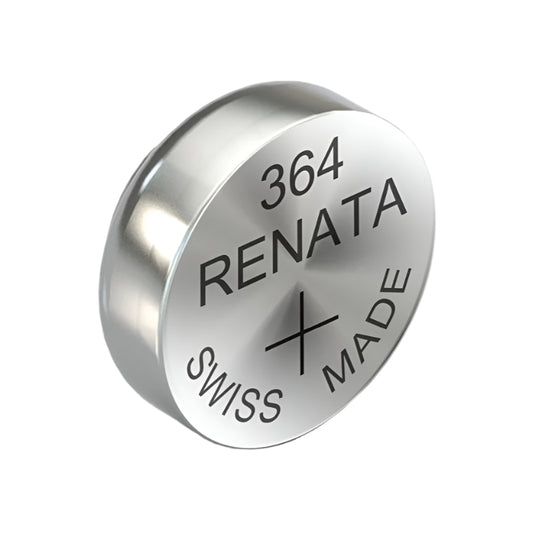 Pile bouton à oxyde d'argent Renata 364 - 1 pièce