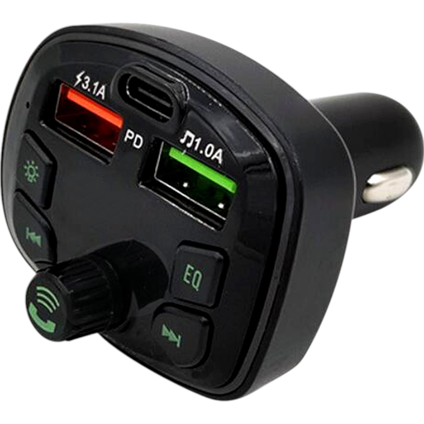 DTecH Q7 Bluetooth Car Transmitter – Smart Audio & Charging Hub