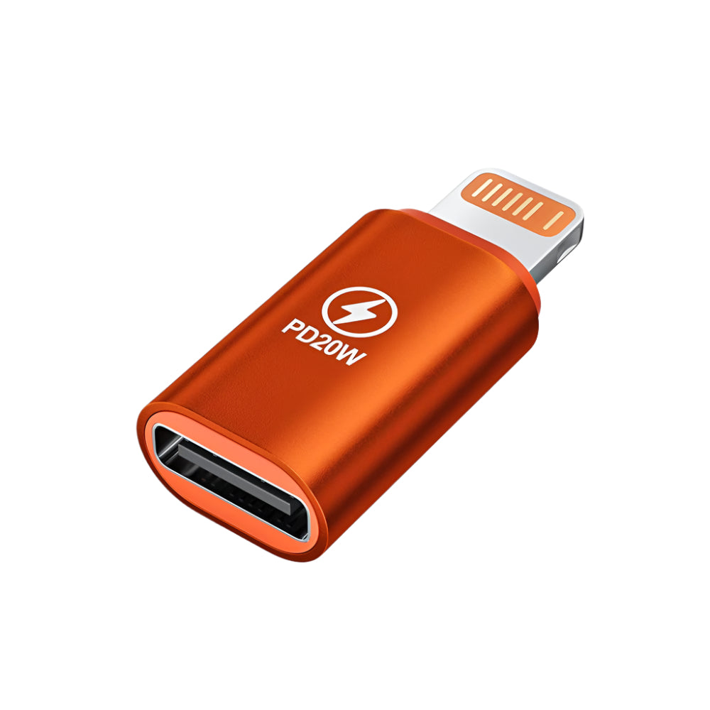 OTG-Adapter mit USB-C-Buchse auf Lightning-Stecker