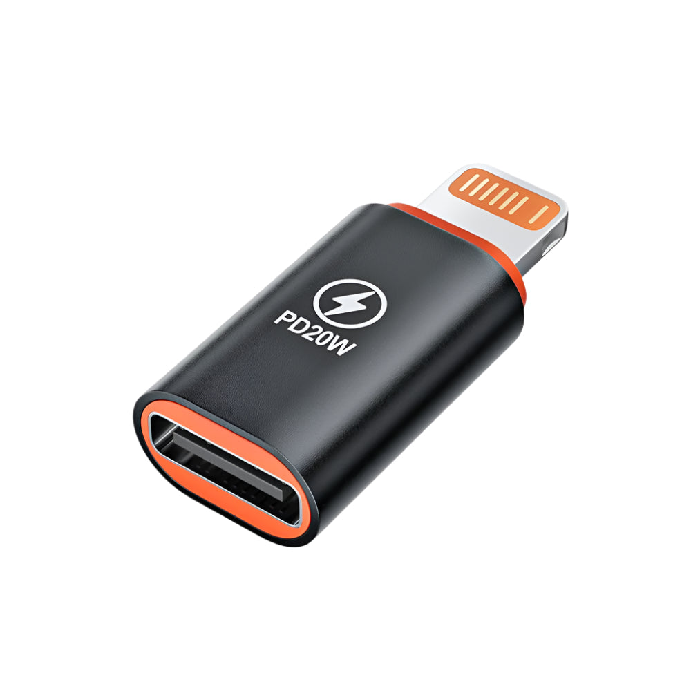 OTG-Adapter mit USB-C-Buchse auf Lightning-Stecker