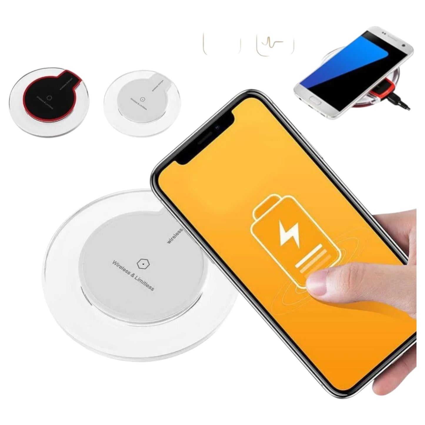 K9 10W Transparent Fast Charging Wireless Desktop Charger