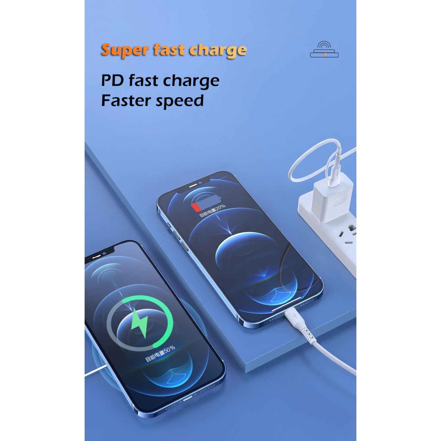 Dtech 5 / 7.5 / 10 / 15 W Magnetic Fast Charger – Magsafe Compatible & Metal Ring included