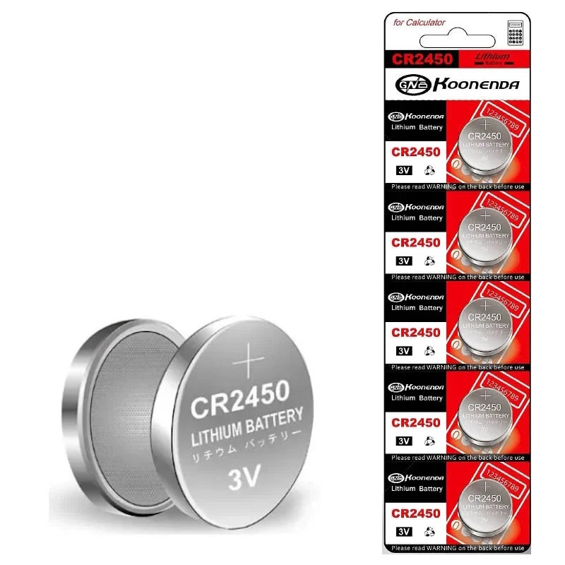 Koonenda CR2450 Lithium Button Battery Blister - 1Pcs
