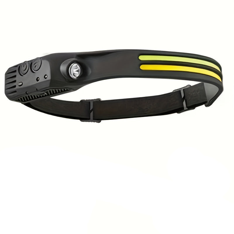 DTech Single/Double COB Light Stripes & LED Rechargeable Headlight With Flexible Silicone Body