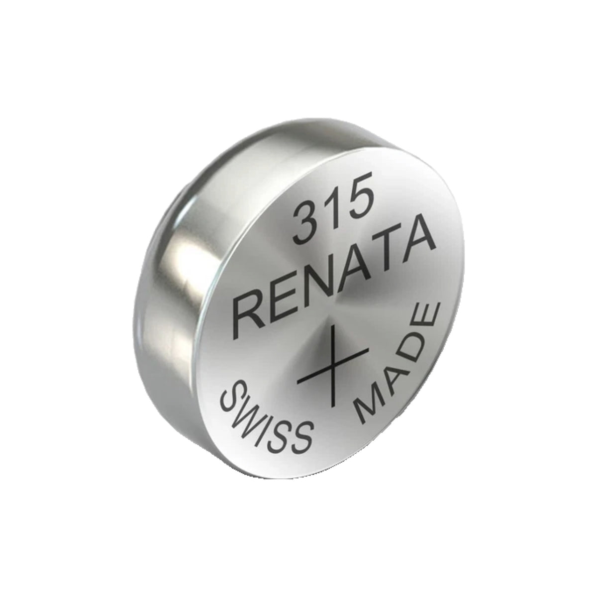 Renata 315 Silver Oxide Knopfzelle – einzelne Batterie, aufrecht
