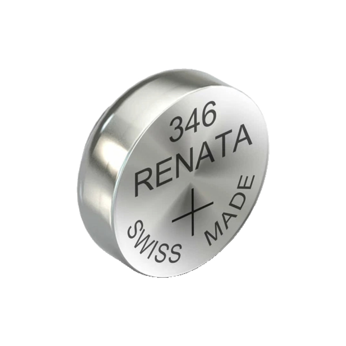 Renata 346 Silver Oxide Knopfzelle – einzelne Batterie, aufrecht
