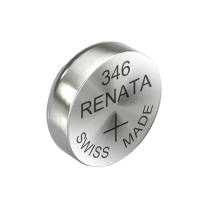 Renata 346 Silver Oxide Knopfzelle – einzelne Batterie, aufrecht