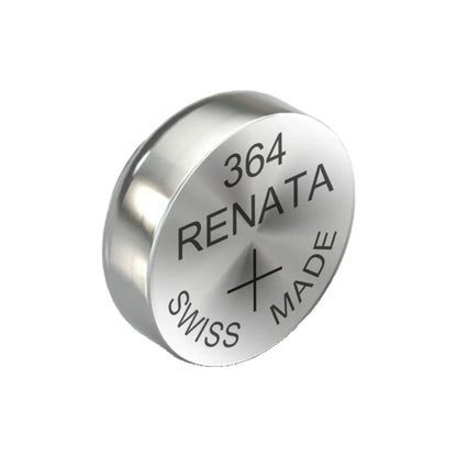 Renata 364 Silver Oxide Knopfzelle – einzelne Batterie, aufrecht