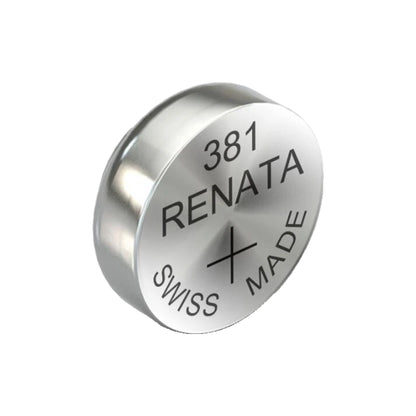 Renata 381 Silver Oxide Knopfzelle – einzelne Batterie, aufrecht