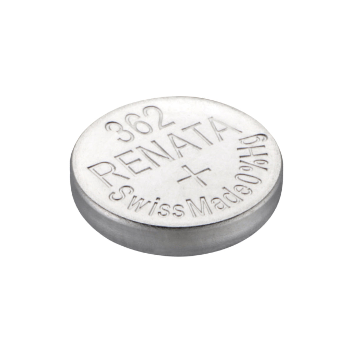 Renata 362 Silver Oxide Knopfzelle – einzelne Batterie, Draufsicht
