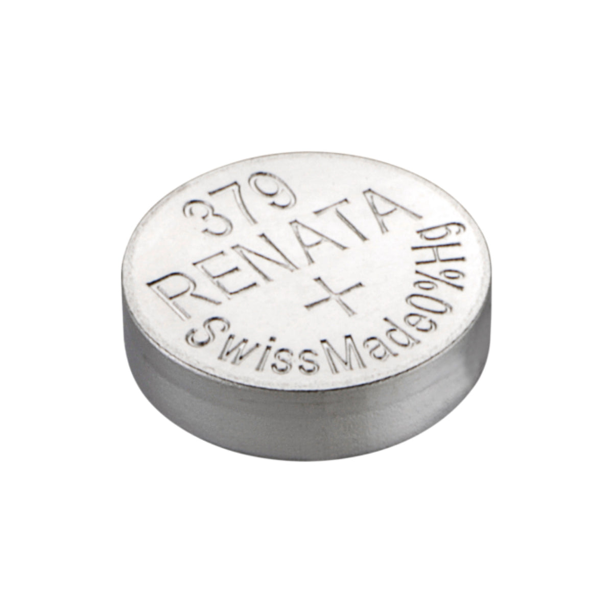 Renata 379 Silver Oxide Knopfzelle – einzelne Batterie, Draufsicht