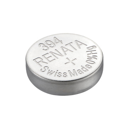 Renata 394 Silver Oxide Knopfzelle – einzelne Batterie, Draufsicht