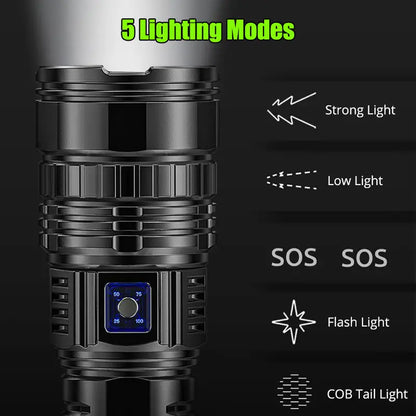 M80 Tactical Flashlight – Ultra-Bright LED for All Conditions