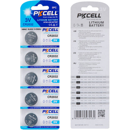 PKCELL CR2032 Lithium Button Battery Blister - 1Pcs