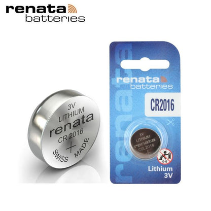 Renata CR2016 Lithium Button Battery - 1Pcs