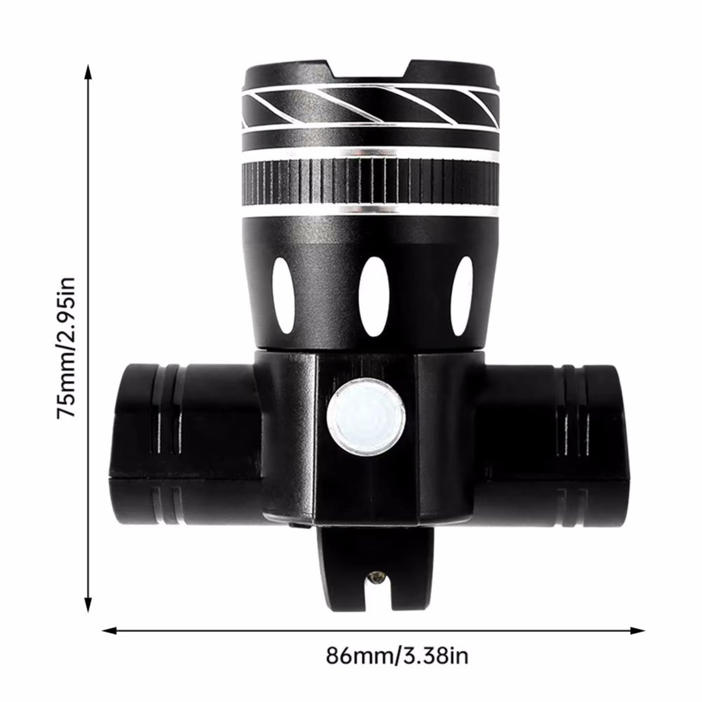 Z30 T6 LED USB Rechargeable Bike Front & Rear Light Set