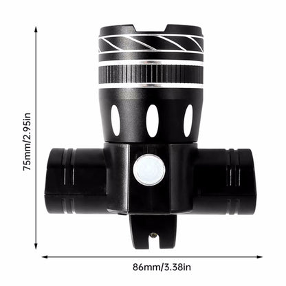 Z30 T6 LED USB Rechargeable Bike Front & Rear Light Set