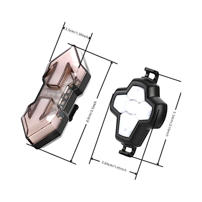 Clignotant/clignotant à distance sans fil M2 pour vélo