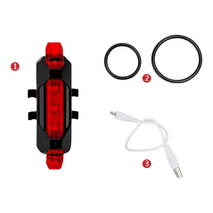 Feu arrière de vélo à LED rechargeable USB DC-918