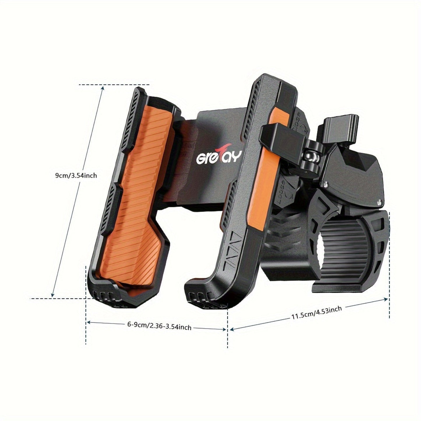 Support de téléphone pour moto PBH503S - Pince à griffes