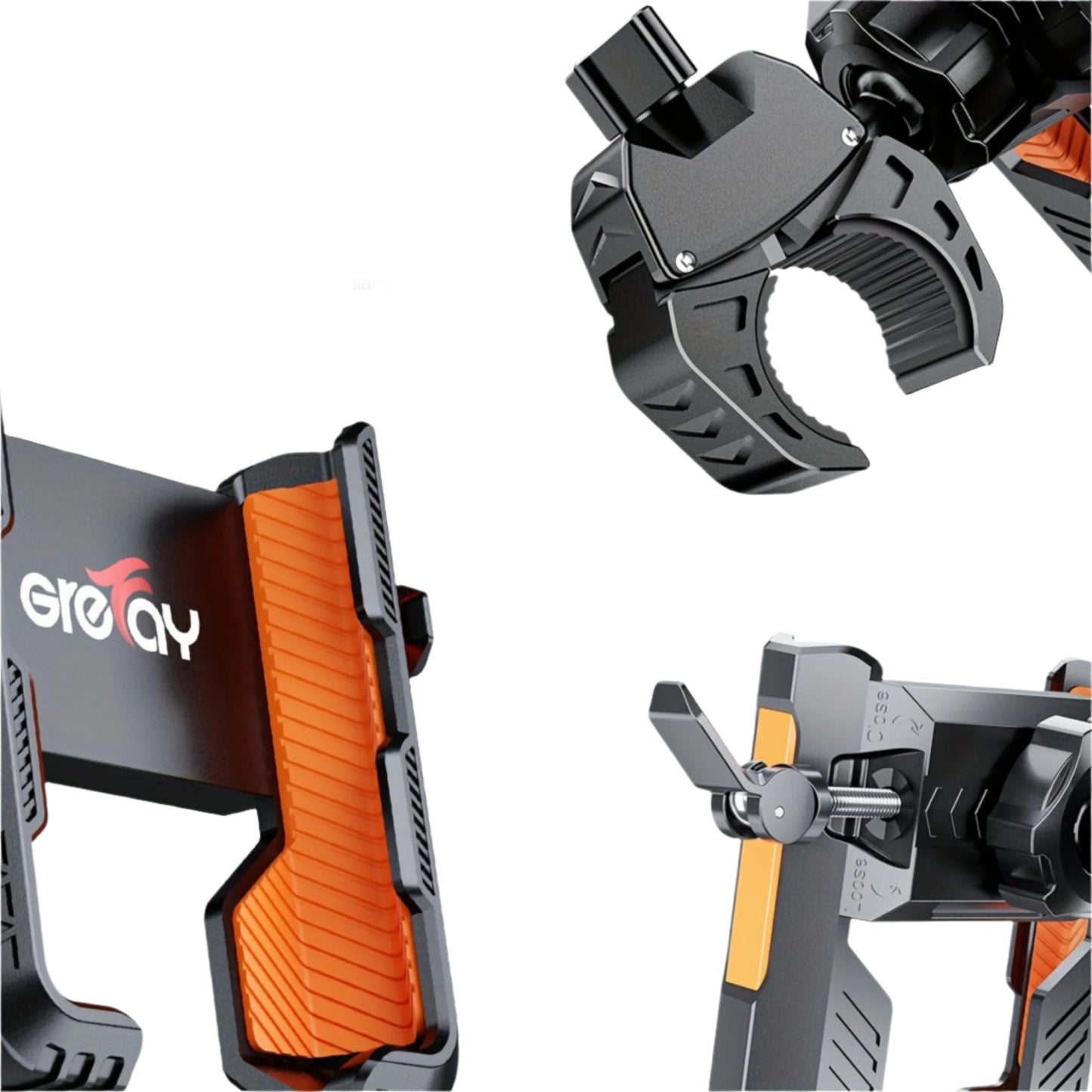 Support de téléphone pour moto PBH503S - Pince à griffes