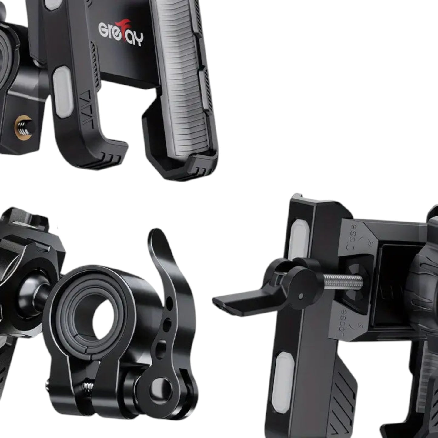 Support de téléphone pour moto PBH503 – Pince de verrouillage à bascule OK
