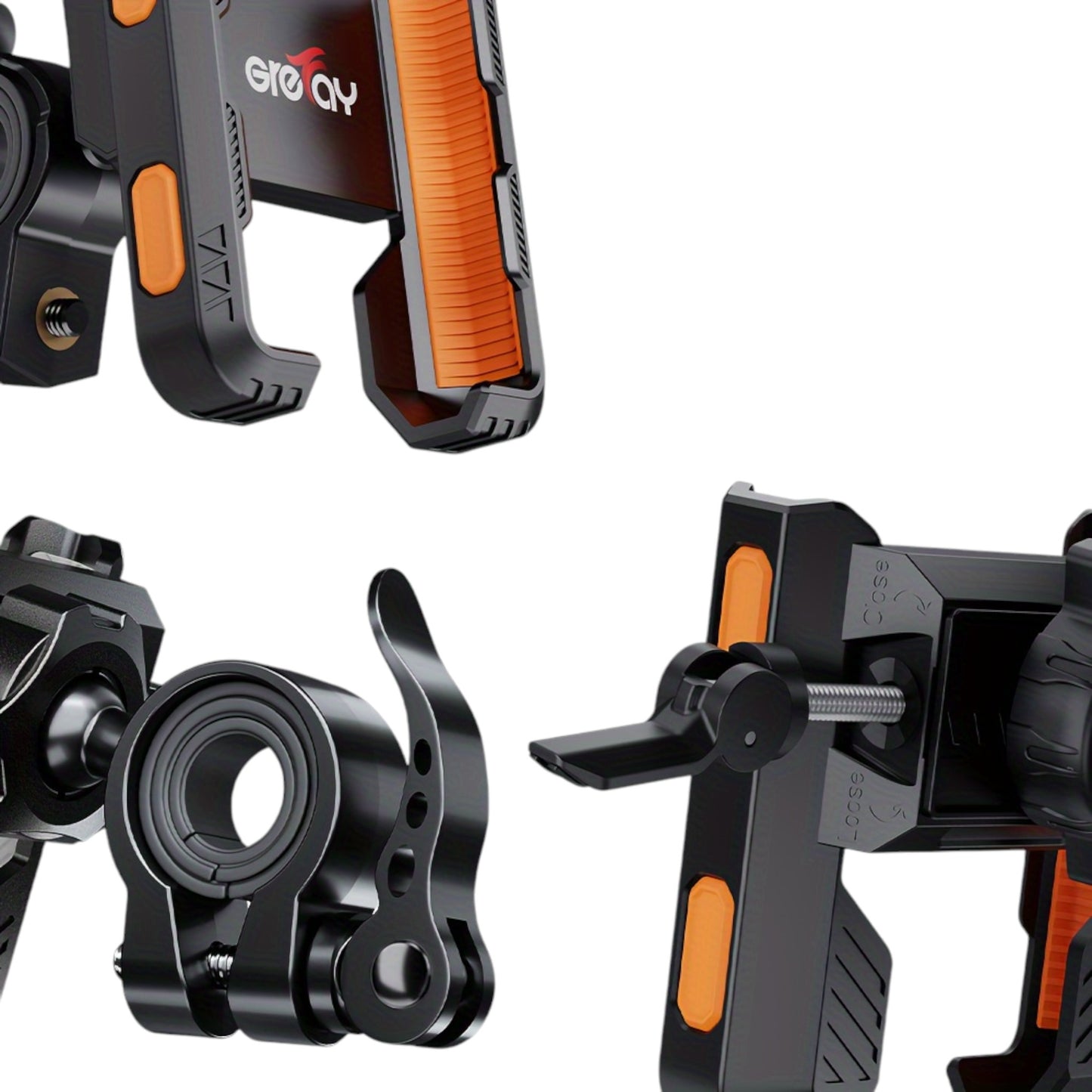 Support de téléphone pour moto PBH503 – Pince de verrouillage à bascule OK