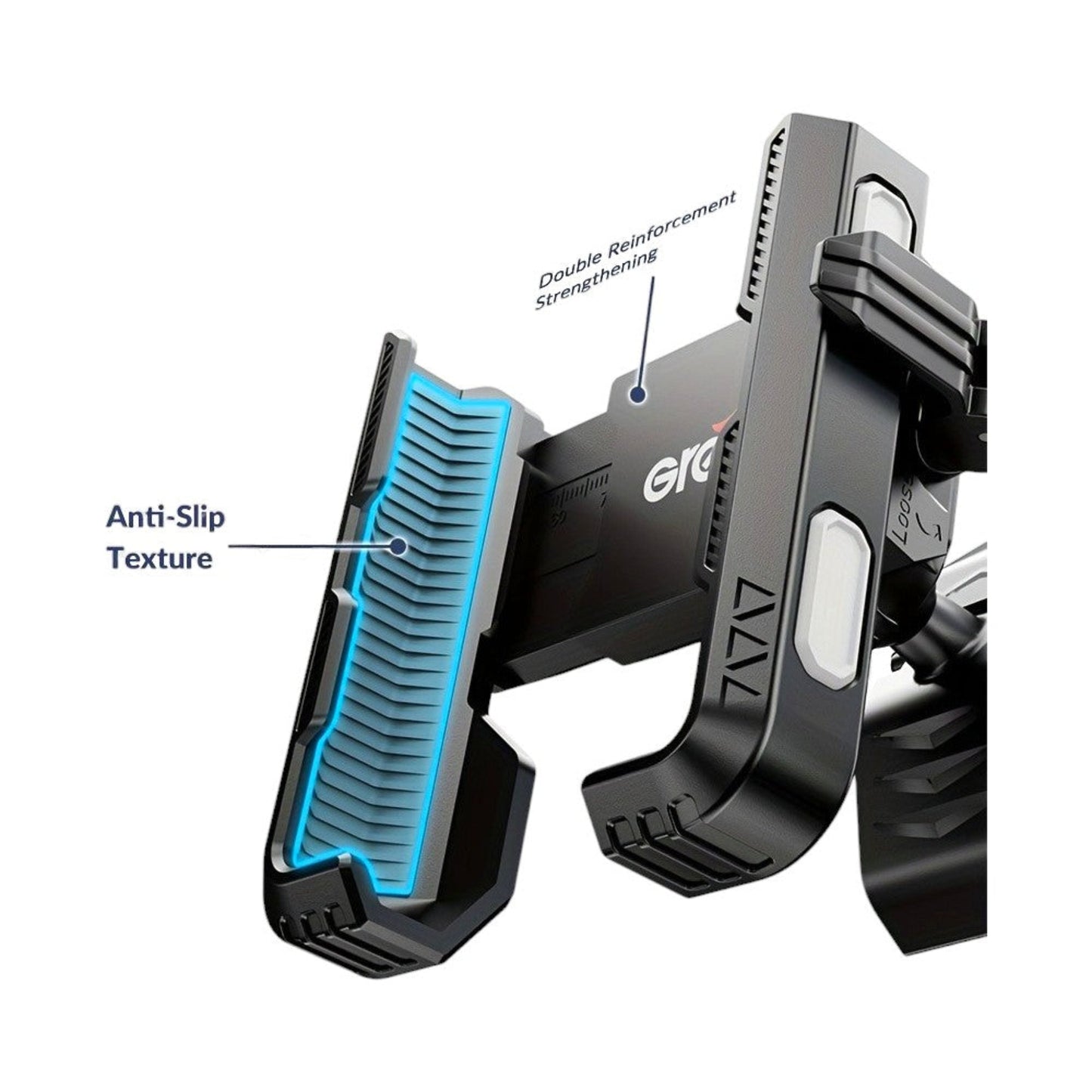 Support de téléphone pour moto PBH503XS – Pince à griffes OK