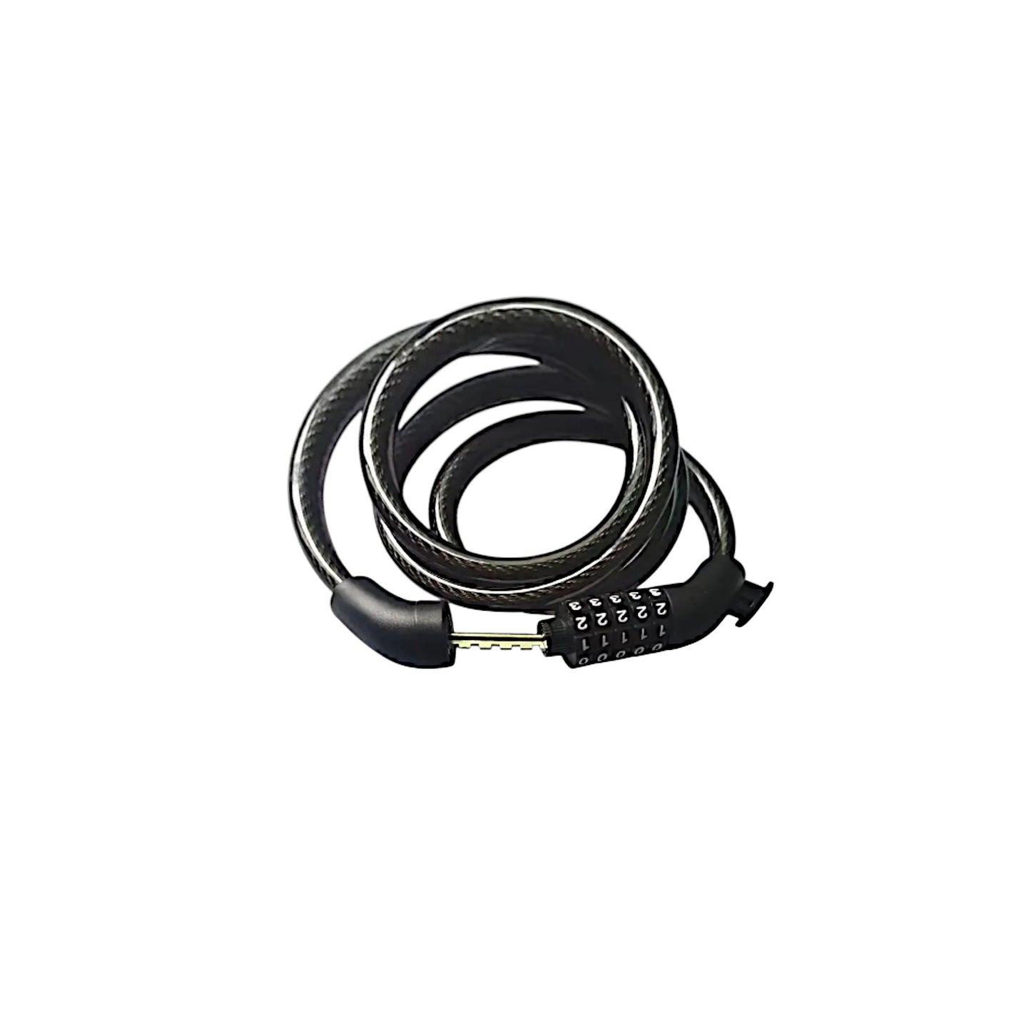 Spiral 5-Digit Combination Steel Cable Bike Lock