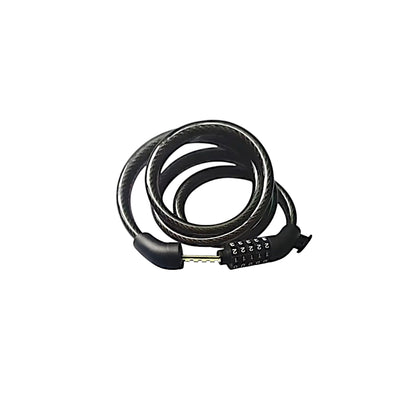 Spiral 5-Digit Combination Steel Cable Bike Lock