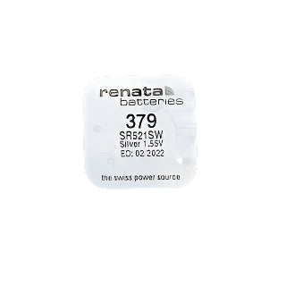 Renata 379 Silver Oxide Button Battery - 1Pcs