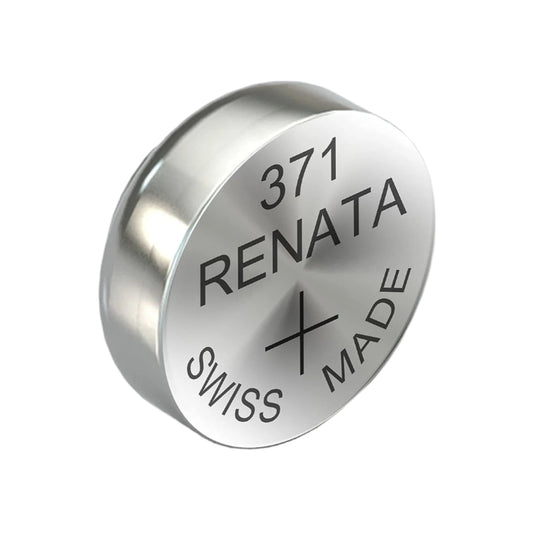 Pile bouton à oxyde d'argent Renata 371 - 1 pièce (blister de 10 pièces)