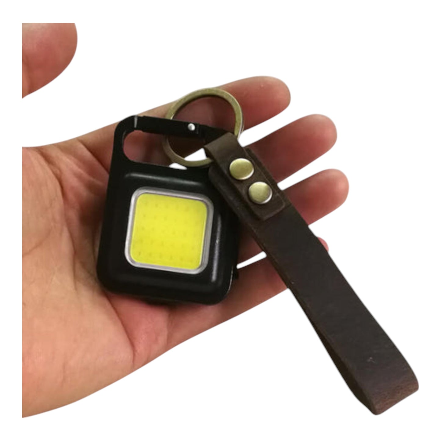 Mini COB Keychain Flashlight – Ultra Bright, Rechargeable, Multi-Functional