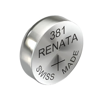 Pile bouton à oxyde d'argent Renata 381 - 1 pièce